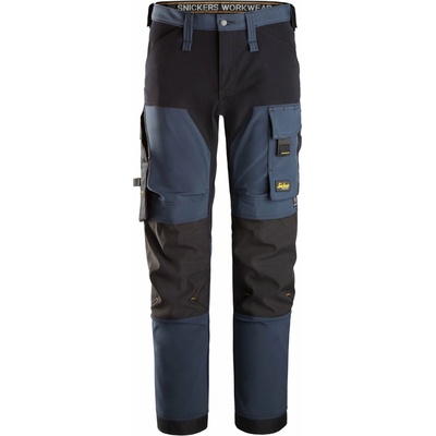 Snickers Workwear Pracovné nohavice AllroundWork Full Stretch+ modré
