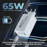  Зарядно устройство prio 65w 2x usb c + usb a (42630)