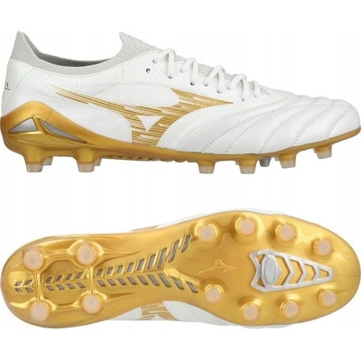 Mizuno MORELIA NEO IV B ELITE FG Bílá Zlatá