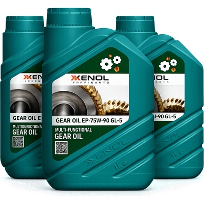 XENOL 3бр x 1л Трансмисионно масло xenol gear ep 75w90 gl-5 (gear ep 75w90 gl-5 3l)