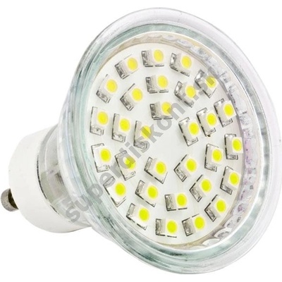 LED žiarovka GU10 30 LED SMD 3528 230V teplá biela