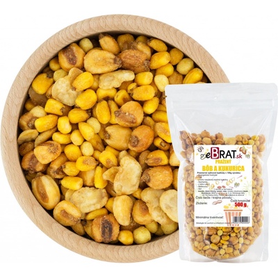 eBrat.sk Pražený bôb a kukurica so soľou 500 g