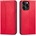 HQWear Калъф с отделение за карти Magnet Fancy Case за iPhone 14 Plus, червен (9145576263778)