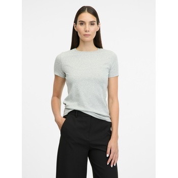 Orsay Светлосива дамска тениска с къс ръкав ORSAY Orsay | Siv | ЖЕНИ | XS