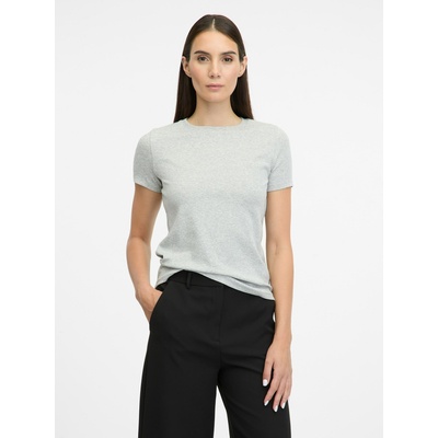 Orsay Светлосива дамска тениска с къс ръкав ORSAY Orsay | Siv | ЖЕНИ | XS