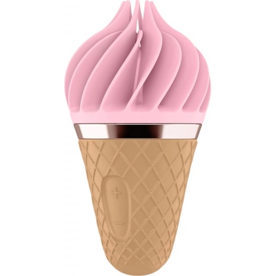 Satisfyer Sweet Treat ružovo-hnedá