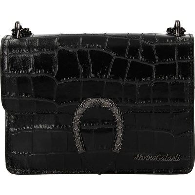 Marina Galanti dámská kožená crossbody kabelka Elsse černá