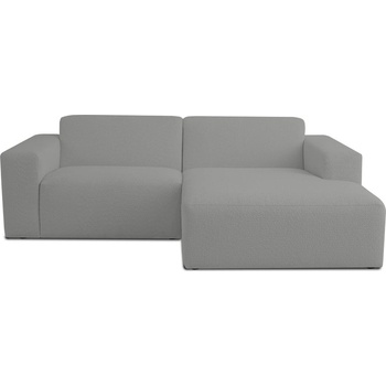 Scandic Сив ъглов диван от букле (десен ъгъл) Roxy - Scandic (Small ch (1,5+ch) Right CM 3grey)