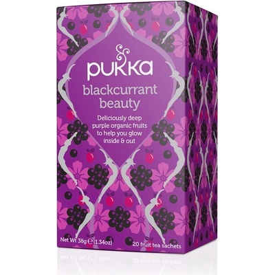 Pukka čaj Blackcurrant beauty Ájurvédský čaj Černý rybíz 20 sáčků