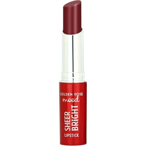 Golden Rose Mood Червило Sheer Bright, 108 Rosy Plum, 3.3 g - baby