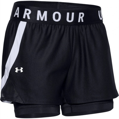 Under Armour PLAY UP 2-IN-1 SHORTS W čierne 1351981-001