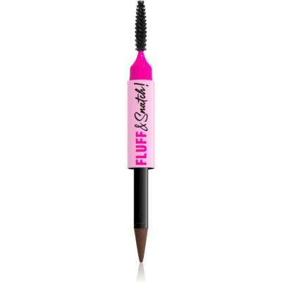 NYX Professional Makeup Fluff & Snatch молив за вежди с пудра ефект цвят Cool Ash Brown 1 гр