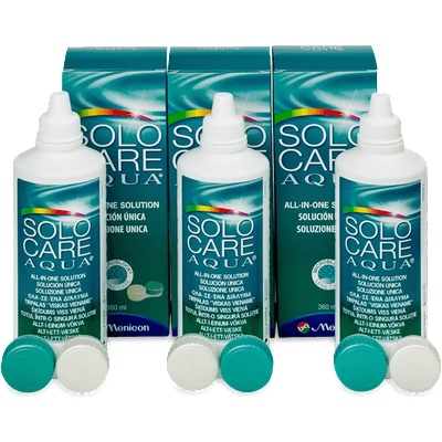 Menicon Solocare Aqua 3x360 ml