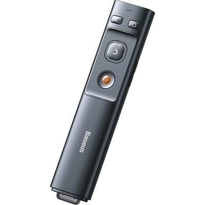 Baseus Orange dot laserové bezdrátové ukazovátko, šedá