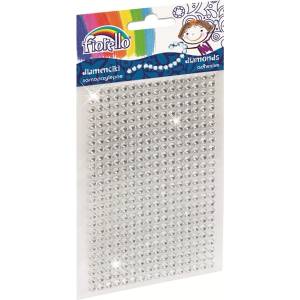  Стикери Diamond Fiorello GR-DS039-4 Сребристи (GR-DS039-4)