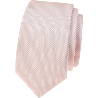 Avantgard Kravata Slim Lux 571-81478 růžová – Zboží Dáma
