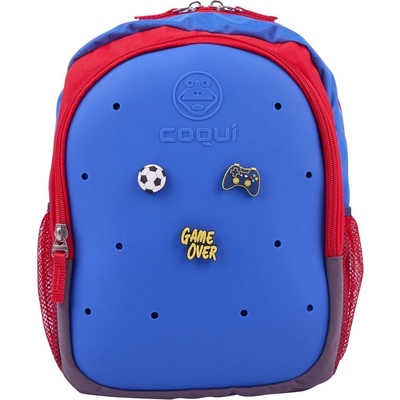 Coqui Bagsy + 5 amuletů modrá červená
