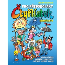 Čtyřlístek pro předškoláky - Hravé listy pro děti od 3 do 6 let - Němeček Jaroslav