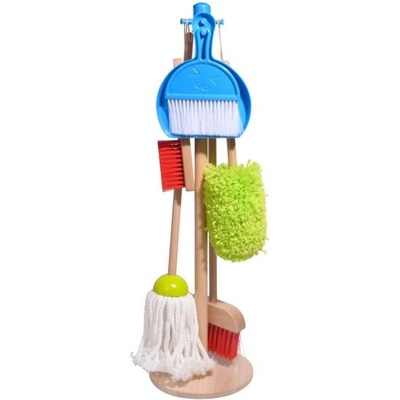 Lucy & Leo 302 Комплект за почистване - дървена играчка 7 части