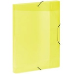 VIQUEL Гумена папка, 30 мм, PP, A4, VIQUEL "Coolbox", полупрозрачно жълто 021392-09 (021392-09)