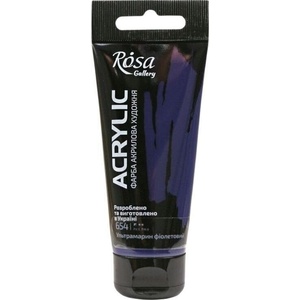 Rosa Gallery АКРИЛНА боя Ultramarine Violet (654) 60 ml 1 бр (3241654)
