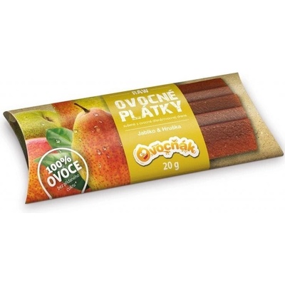 Ovocňák Ovocné plátky Jablko a hruška 20 g