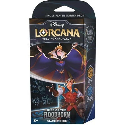Ravensburger Disney Lorcana TCG: Rise of the Floodborn Starter Deck - Merlin and Tiana (BGBG0005078N)