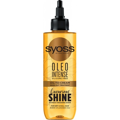 Syoss Oleo Intense Oil-To-Cream olejový krém na lesk a hebkosť vlasov 200 ml