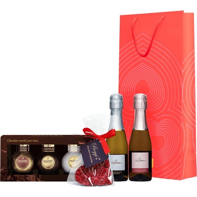 Set Mozart Trio + 2x Le Contesse 0,2l + Boggi's Srdce (set 1 x 0,15 l, 1 x 0,2 l, 1 x 0,2 l)