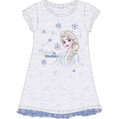 Frozen - licence Dívčí noční košile - Frozen 5204A336, světle šedý melír Barva: Šedá, Velikost: 110-116