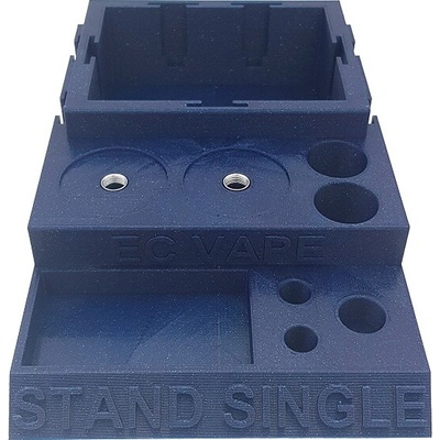 EC-ORIGINAL Stolní stojánek s t-drážkou EC-VAPE STAND SINGLE Modrá s třpytkami