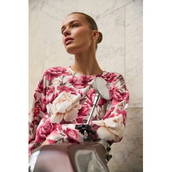 Moodo Цветна суитшърт розова Moodo Moodo | Byal | ЖЕНИ | XS