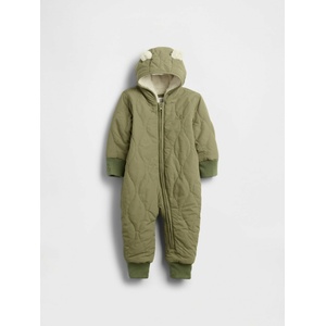 GAP Бебешки подплатен топъл шерпа гащеризон GAP GAP | Zelen | Момчешки | 3-6 месеца