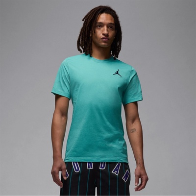 Air Jordan Тениска Air Jordan Men's Small Logo Regular Fit T-Shirt - Washed Teal