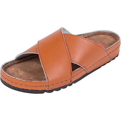 Dámske zdravotné šľapky BZ116 oranžové / oranžová