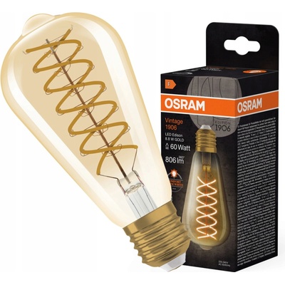 Osram Žárovka LED 8,8W-60 E27 2400K 300° FILAMENT 4099854137846