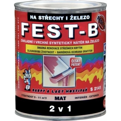 Barvy a laky Hostivař Fest B S2141/tm. hnědý 5kg