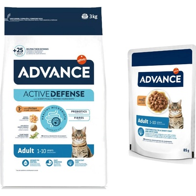 ADVANCE CAT Adult kura a ryža 3 kg