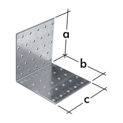 Domax úhelník montážní KM 7 80 x 80 x 40 mm DMX4107