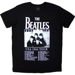 The Beatles Tour '64 Dates Black XL Риза (BEATTEE653MB04)