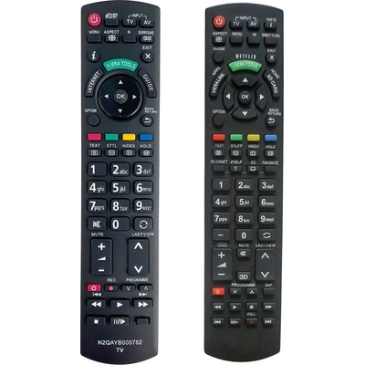 съвместим Panasonic n2qayb000672 - заместител дистанционно управление (n2qayb000672)