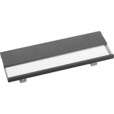 Cool Бадж Bindel, алуминиев, с игла, 70 x 25 x 4 mm, черен (1076140032)