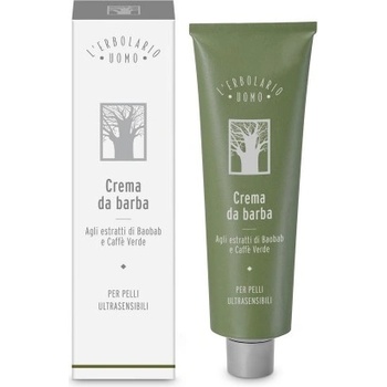 L’Erbolario UOMO - Крем за бръснене с екстракт от Баобаб и зелено кафе 150 мл