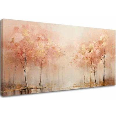Štrukturovaný obraz Prechádzka pokojnou prírodou - PREMIUM ART | rôzne rozmery - 40x80 cm