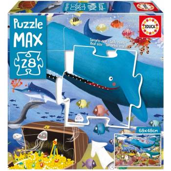 Educa Пъзел, Educa, MAX Животни в морето, 28 части (EDU19956)
