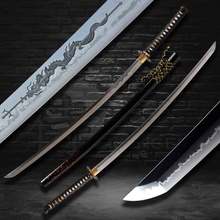 Japan Swords katana dragon spear horimono