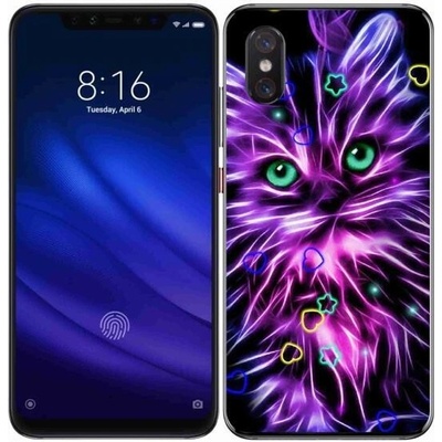 Pouzdro mmCase Gelové Xiaomi Mi 8 Pro - abstraktní kočka