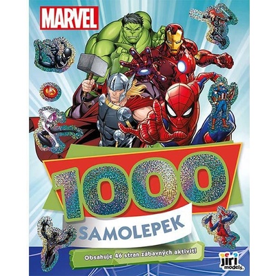 1000 samolepek s aktivitami Marvel