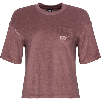 Chillaz Дамска тениска Chillaz Women's Marseille Search & Respect T-shirt - Wine - размер 40 (EU) (916-6253-0115)