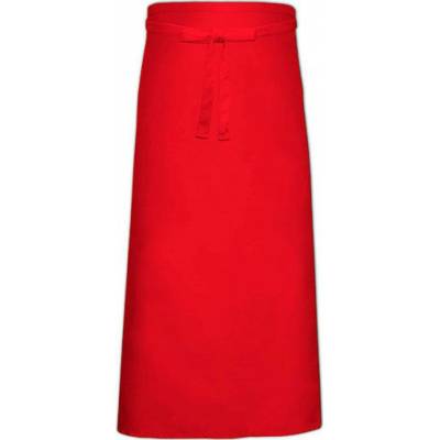 Link Kitchen Wear Francouzská keprová zástěra XXL 100 x 140 cm červená, 100 x 140 cm X1140